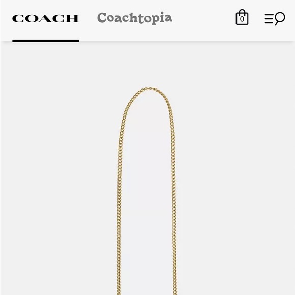 SOLD Coach Hayden Crossbody AND Dinky Chain Strap in Old Brass. - Picture 8 of 9